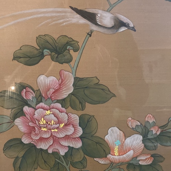 2 Vintage Traditional Chinese
Silk Paintings. - Picture 4 of 16